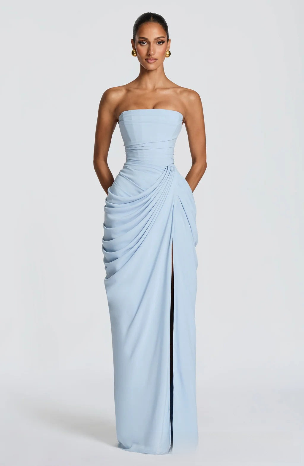Monroe Draped Column Dress
