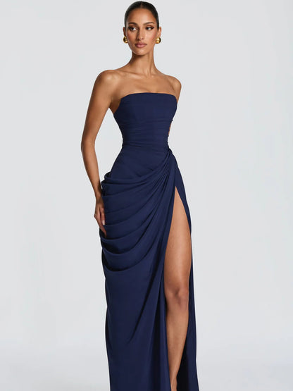 Monroe Draped Column Dress
