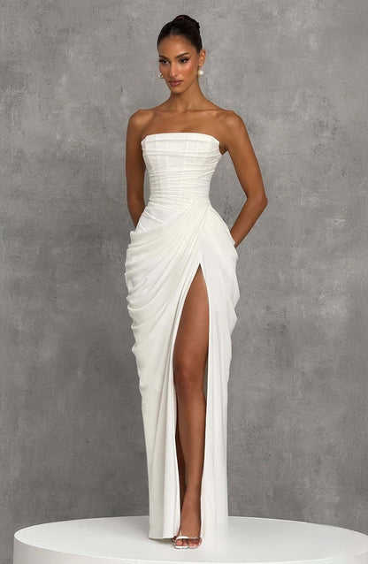 Monroe Draped Column Dress