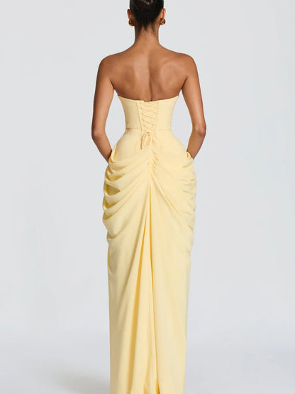 Monroe Draped Column Dress